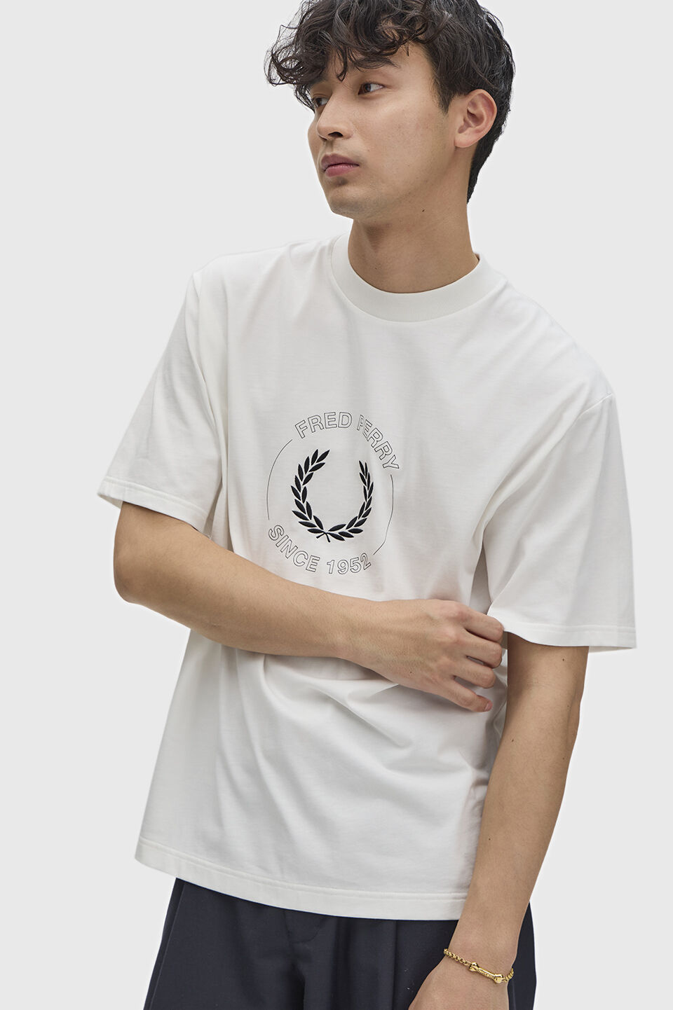 FRED PERRY 「Circle Graphic T-Shirt／サークルグラフィックTシャツ」|Tシャツ・カットソー|SNOW WHITE
