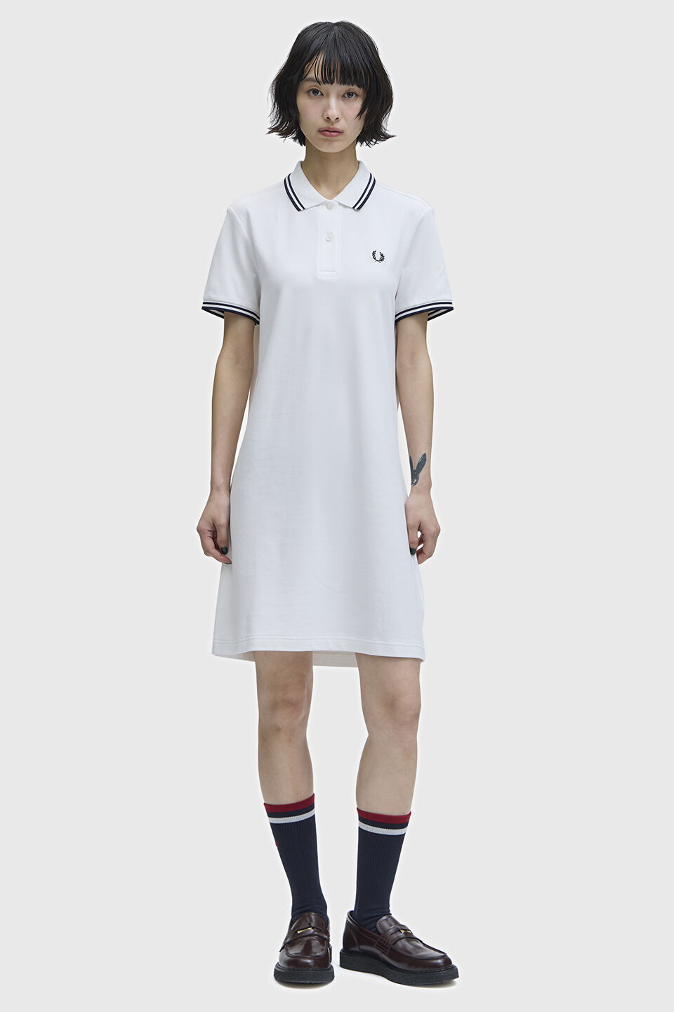 FRED PERRY 「Twin Tipped Fred Perry Dress D3600／フレッドペリーポロワンピース D3600」|ワンピース|
