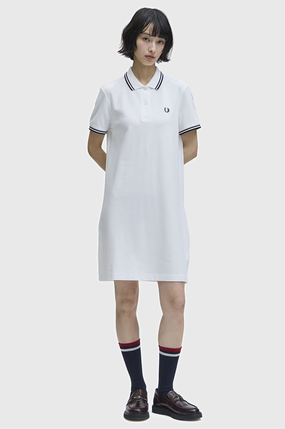 FRED PERRY 「Twin Tipped Fred Perry Dress D3600／フレッドペリーポロワンピース D3600」|ワンピース|