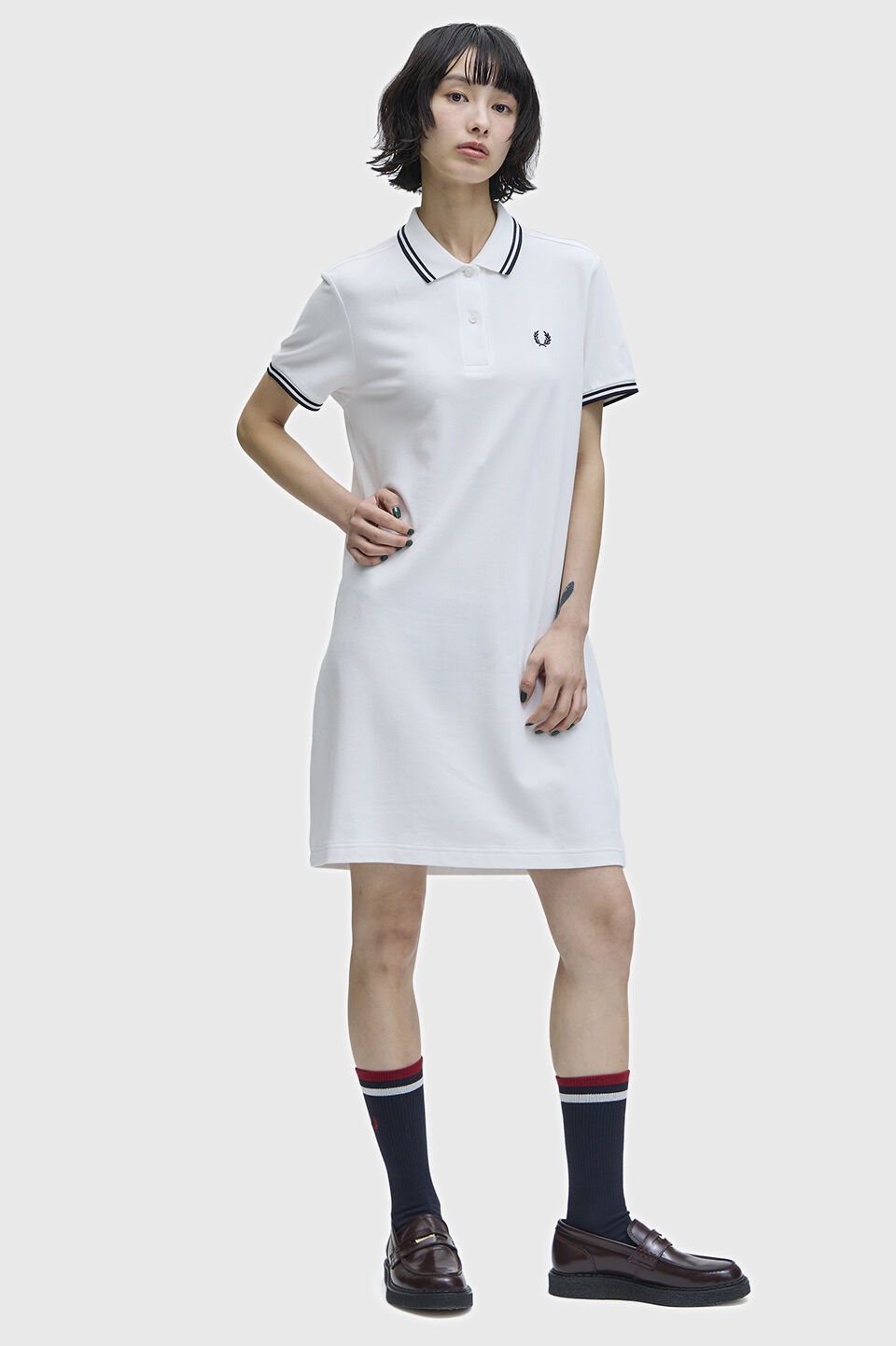 FRED PERRY 「Twin Tipped Fred Perry Dress D3600／フレッドペリーポロワンピース D3600」|ワンピース|