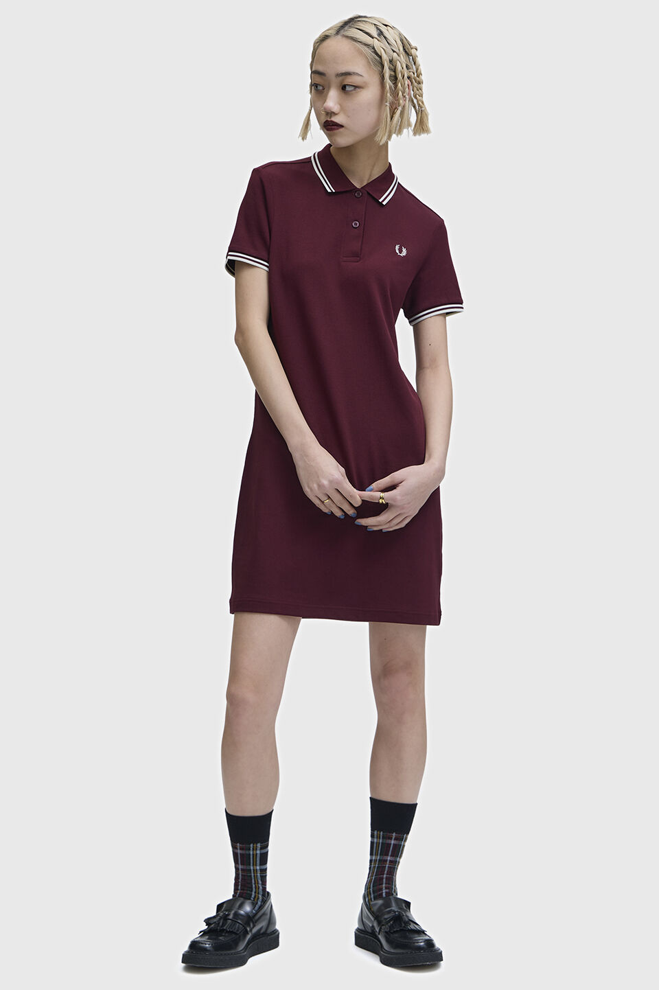 FRED PERRY 「Twin Tipped Fred Perry Dress D3600／フレッドペリーポロワンピース D3600」|ワンピース|