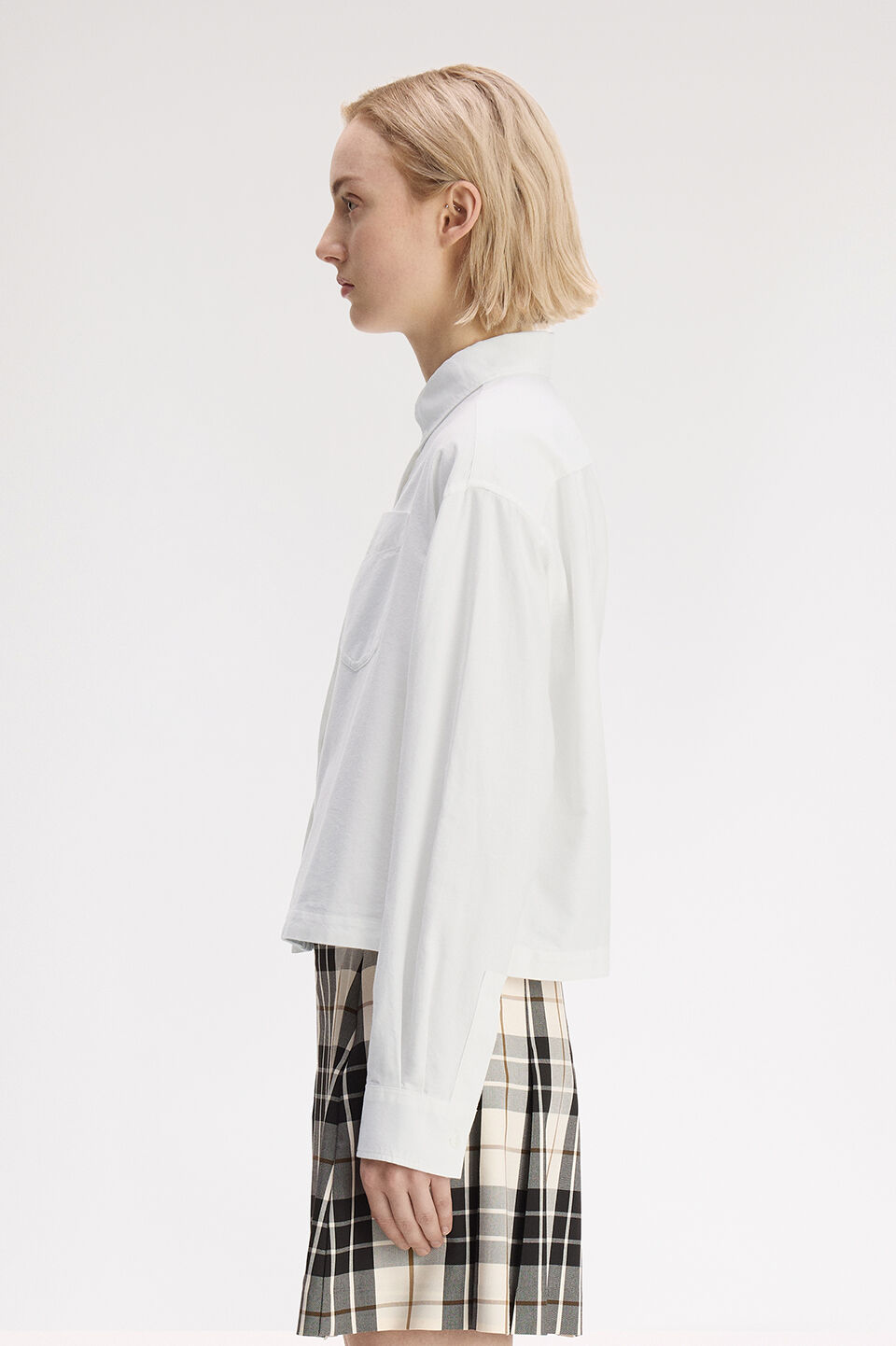 FRED PERRY 「Embroidered Placket Shirt／刺繍プラケットシャツ」|シャツ・ブラウス|