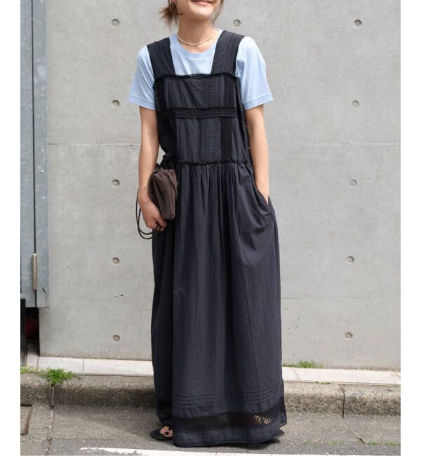 OUTDOOR PRODUCTS Usual Things「コットンローンレーストリムワンピース」|ワンピース|