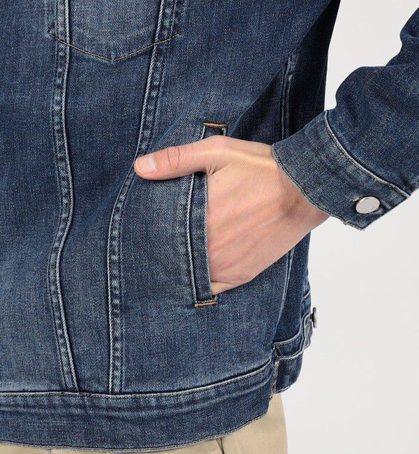 TOMORROWLAND MENS「■【別注】PT TORINO ストレッチデニム トラッカージャケット」|ブルゾン・スタジャン|