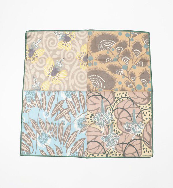 TOMORROWLAND GOODS「TOMORROWLAND コットンシルク プリントスカーフ」|バンダナ・スカーフ|