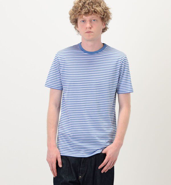 TOMORROWLAND BUYING WEAR「SUNSPELコットン クラシック ボーダーTシャツ」|Tシャツ・カットソー|