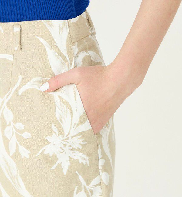 Ballsey「リリーピグメントプリント セミワイドパンツ」|その他|