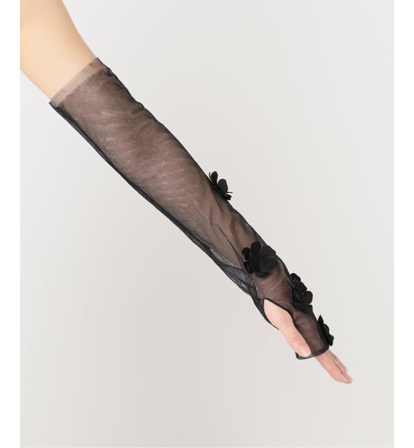  「MARGE 別注 TULLE FLOWER GLOVES：手袋」|手袋|