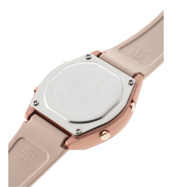 HIROB「Web限定 CASIO LW-204-4AJF Pink」|腕時計|