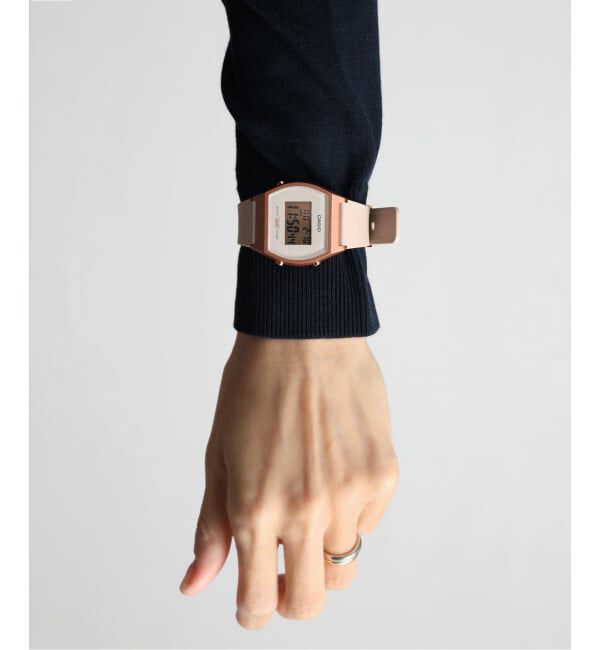 HIROB「Web限定 CASIO LW-204-4AJF Pink」|腕時計|