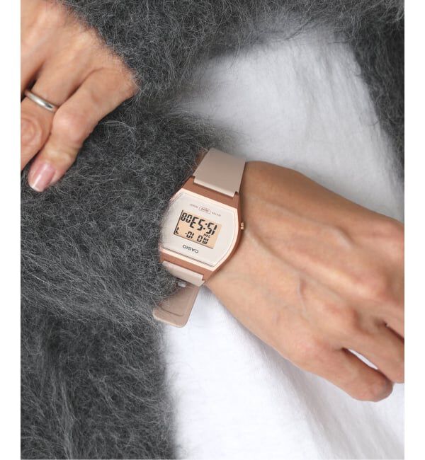 HIROB「Web限定 CASIO LW-204-4AJF Pink」|腕時計|