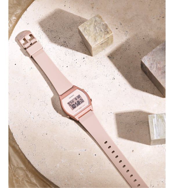 HIROB「Web限定 CASIO LW-204-4AJF Pink」|腕時計|