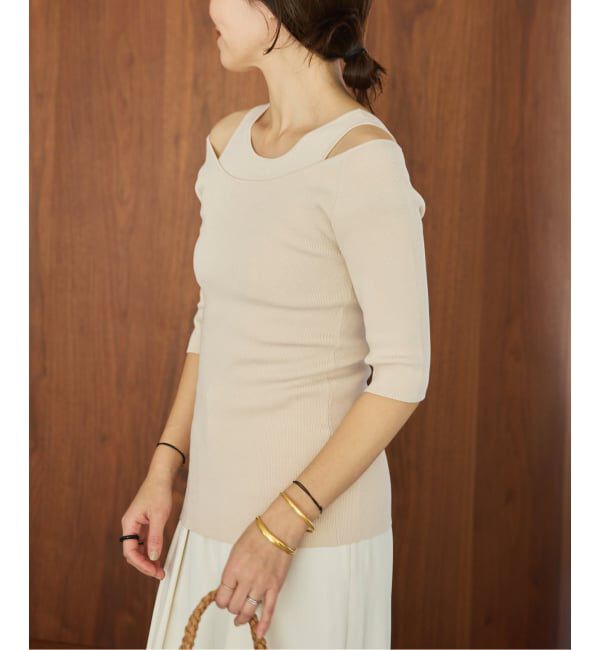 Plage「layered rib ニットT」|ニット・セーター|