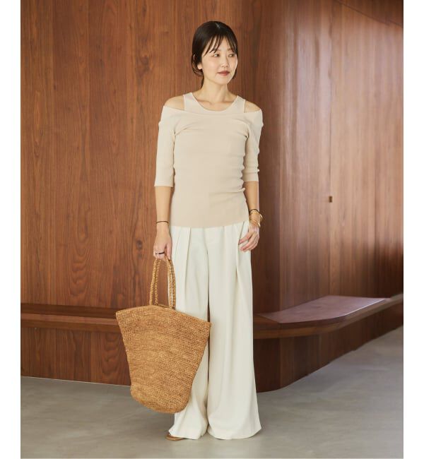 Plage「layered rib ニットT」|ニット・セーター|