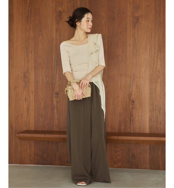 Plage「layered rib ニットT」|ニット・セーター|