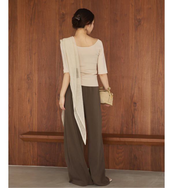 Plage「layered rib ニットT」|ニット・セーター|