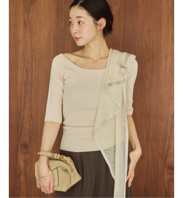 Plage「layered rib ニットT」|ニット・セーター|