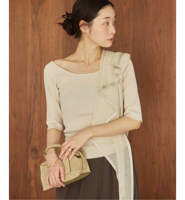 Plage「layered rib ニットT」|ニット・セーター|
