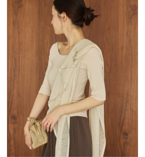 Plage「layered rib ニットT」|ニット・セーター|