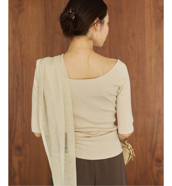 Plage「layered rib ニットT」|ニット・セーター|