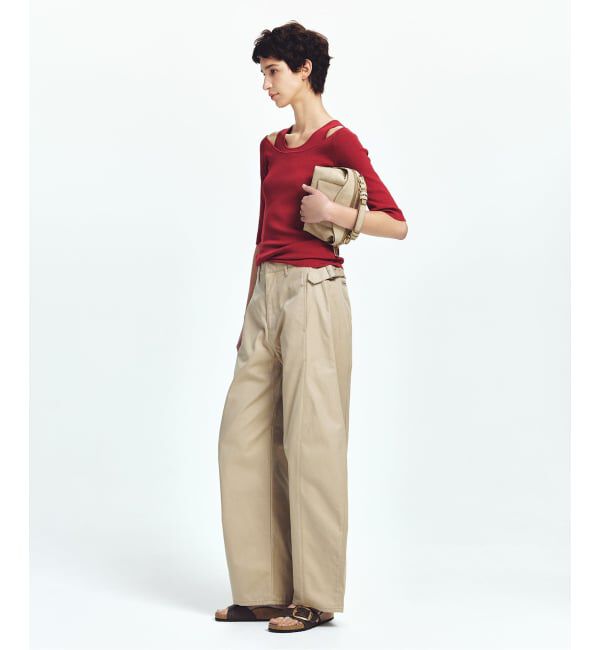 Plage「layered rib ニットT」|ニット・セーター|