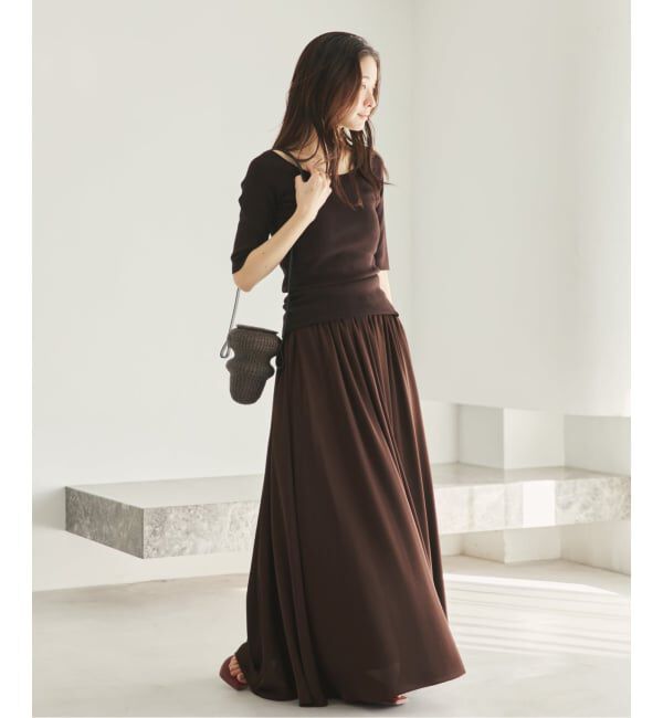 Plage「layered rib ニットT」|ニット・セーター|