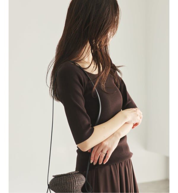 Plage「layered rib ニットT」|ニット・セーター|