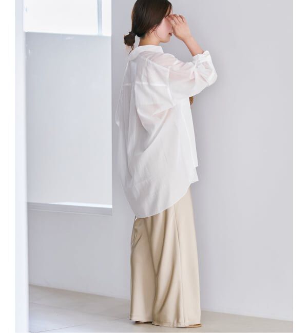 Plage「sheer cotton tunic シャツ」|シャツ・ブラウス|