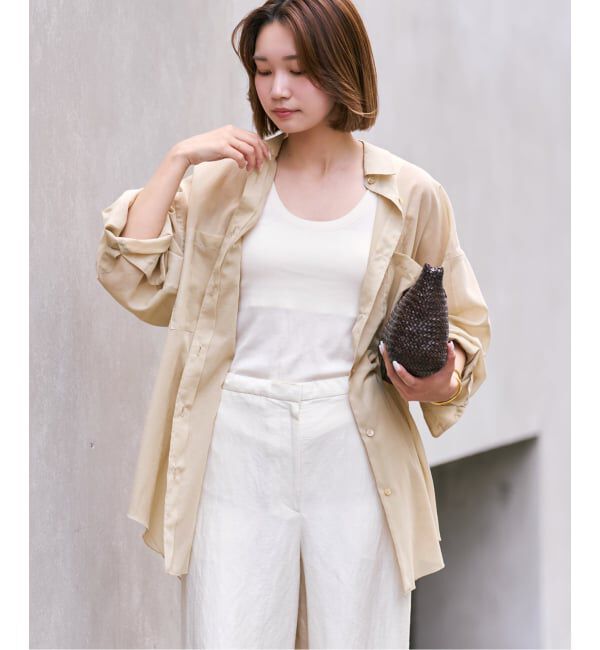 Plage「sheer cotton tunic シャツ」|シャツ・ブラウス|