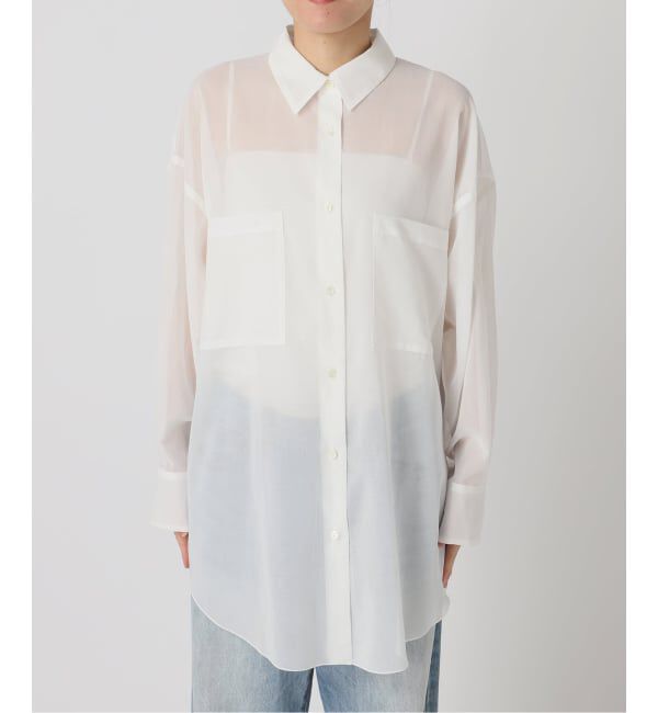 Plage「sheer cotton tunic シャツ」|シャツ・ブラウス|