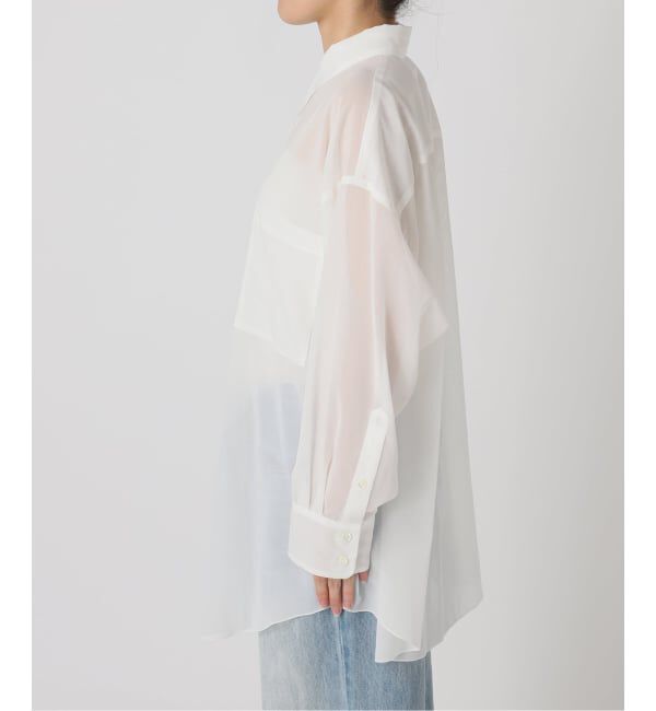 Plage「sheer cotton tunic シャツ」|シャツ・ブラウス|