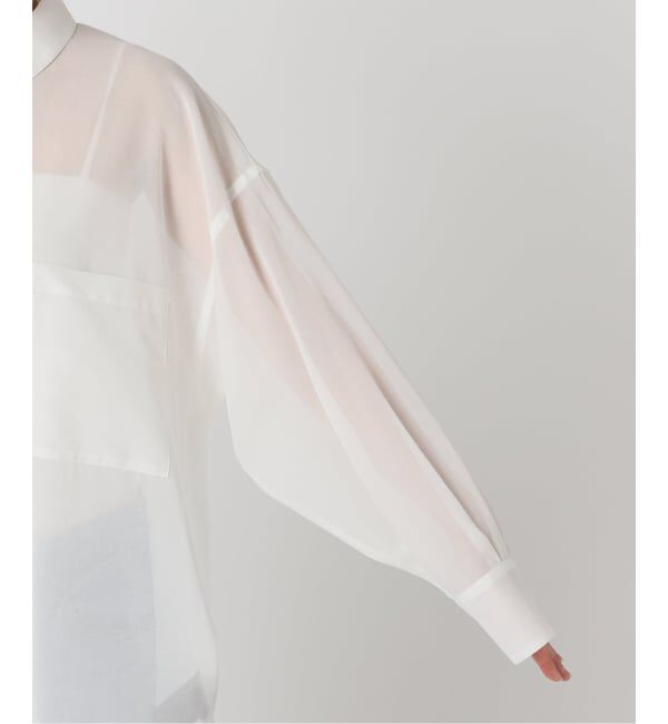 Plage「sheer cotton tunic シャツ」|シャツ・ブラウス|