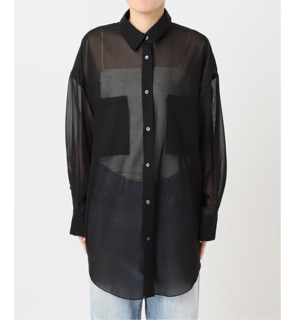 Plage「sheer cotton tunic シャツ」|シャツ・ブラウス|