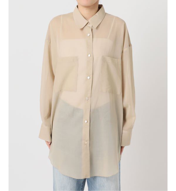 Plage「sheer cotton tunic シャツ」|シャツ・ブラウス|