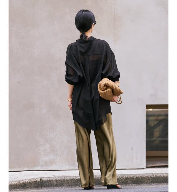 Plage「sheer cotton tunic シャツ」|シャツ・ブラウス|