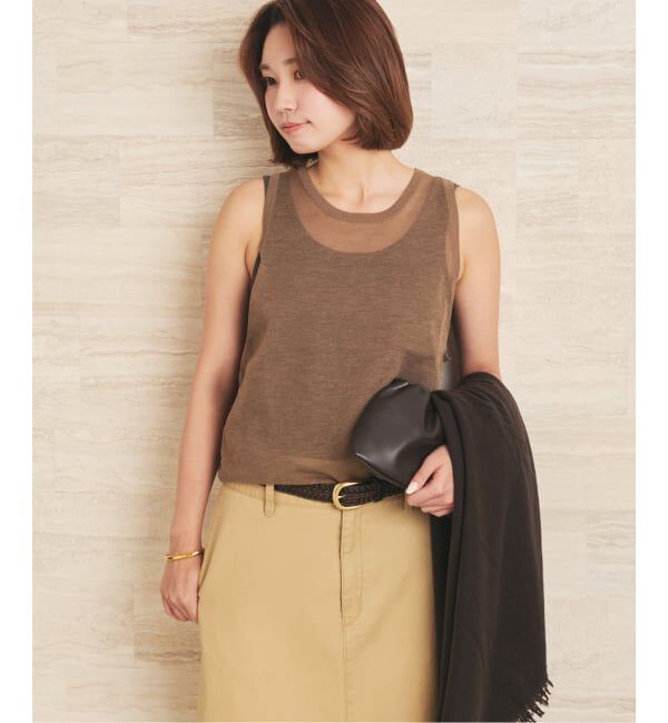 Plage「PL/RAMIE シアータンクトップ」|タンクトップ|