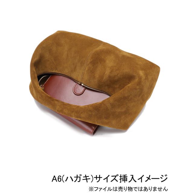 VERMEIL par iena「FRENZLAUER フランツロアー Panier Baguette SUEDE 別注」|ハンドバッグ|