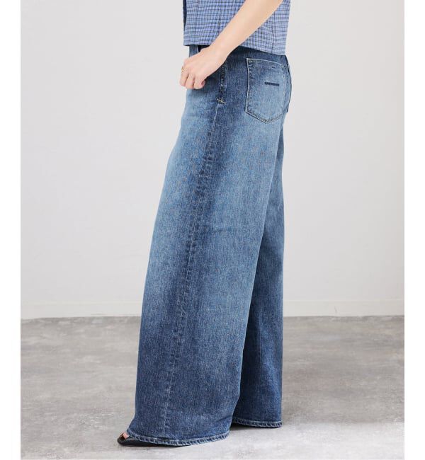 IENA「YANUK/ヤヌーク 別注 MARY Baggy straight デニムパンツ 57162501」|デニム|