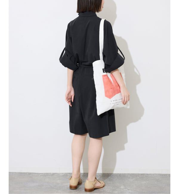 SLOBE IENA「《接触冷感》HTウェザールーズバミューダサロペ」|オールインワン|