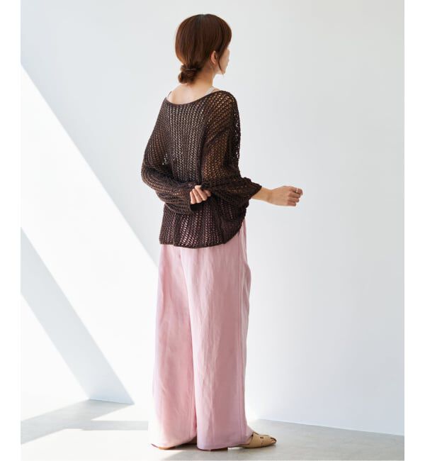 IENA「ウォッシャブル リネンレーヨンイージーパンツ」|その他|
