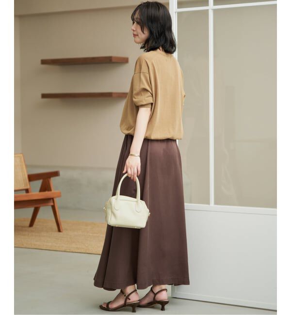 SLOBE IENA「《シリーズあり/セットアップ可/予約》製品染め スカート」|スカート|