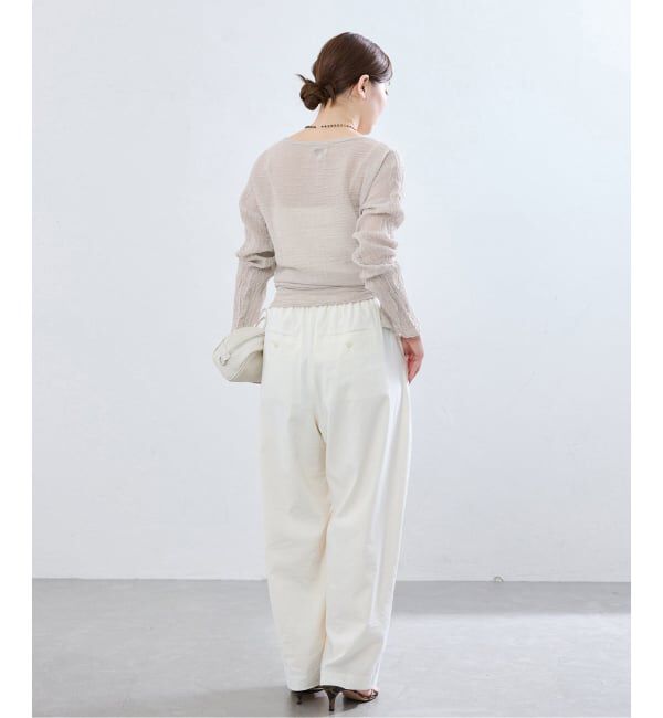 IENA「《追加》LES ATELIERS FRANCAIS DE CONFECTION T Manches Longues PE26TSMLGDC」|シャツ・ブラウス|