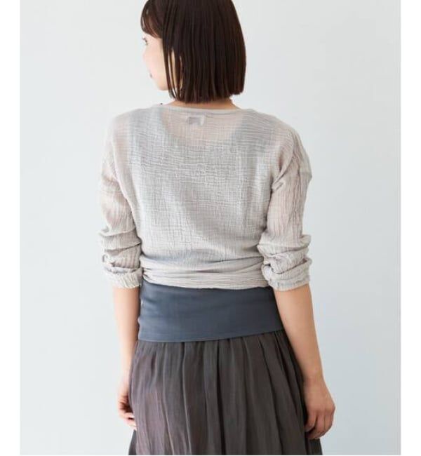 IENA「《追加》LES ATELIERS FRANCAIS DE CONFECTION T Manches Longues PE26TSMLGDC」|シャツ・ブラウス|