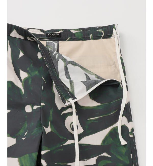 VERMEIL par iena「Leaf print パンツ」|その他|