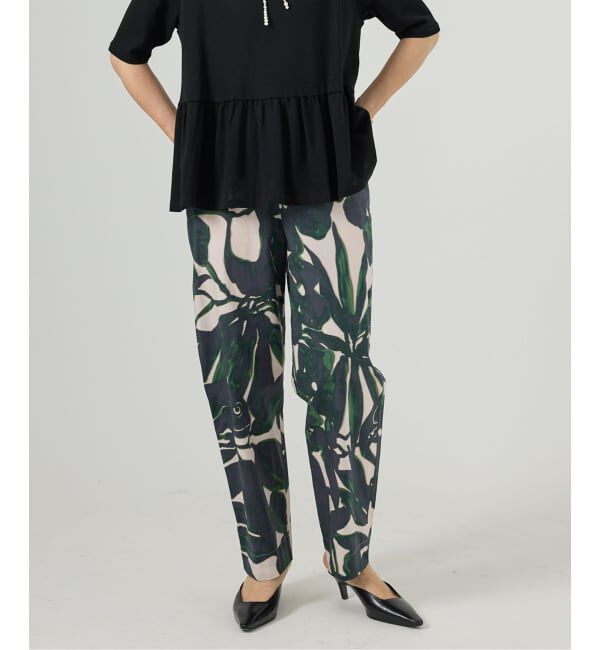 VERMEIL par iena「Leaf print パンツ」|その他|
