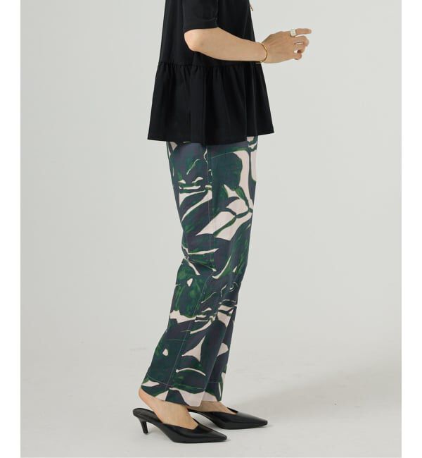 VERMEIL par iena「Leaf print パンツ」|その他|