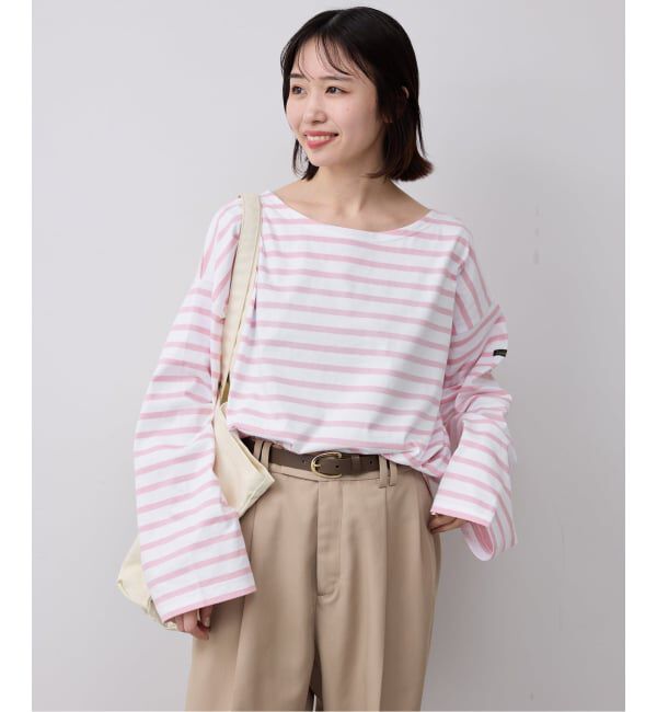 SLOBE IENA「《追加予約》LE MINOR/ルミノア SLOBE別注 ビッグボーダロンTEE」|Tシャツ・カットソー|