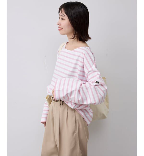 SLOBE IENA「《追加予約》LE MINOR/ルミノア SLOBE別注 ビッグボーダロンTEE」|Tシャツ・カットソー|