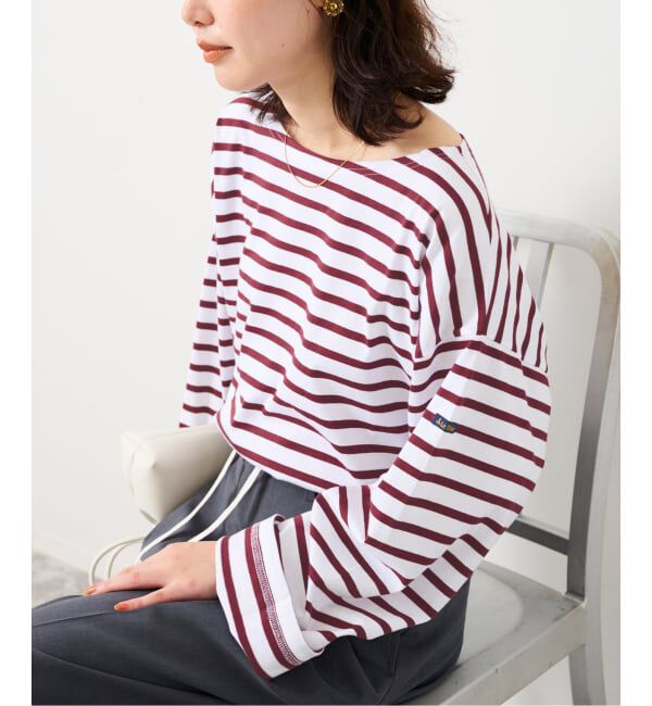 SLOBE IENA「《追加予約》LE MINOR/ルミノア SLOBE別注 ビッグボーダロンTEE」|Tシャツ・カットソー|