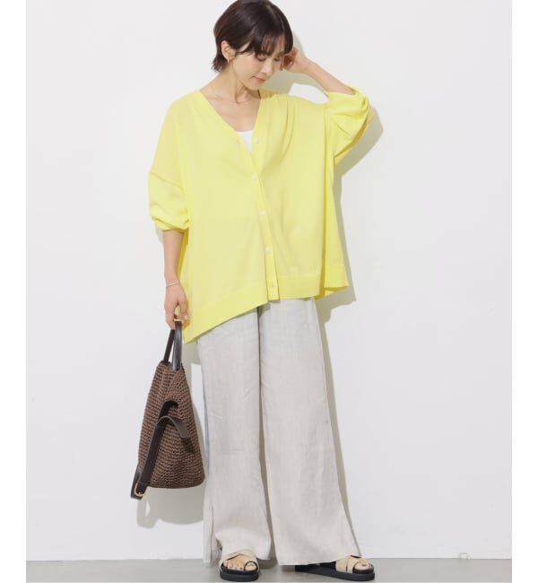 JOURNAL STANDARD relume「【MULTI FUNC+】UVカット / 接触冷感 / ドライタッチVネックカーディガン」|カーディガン|